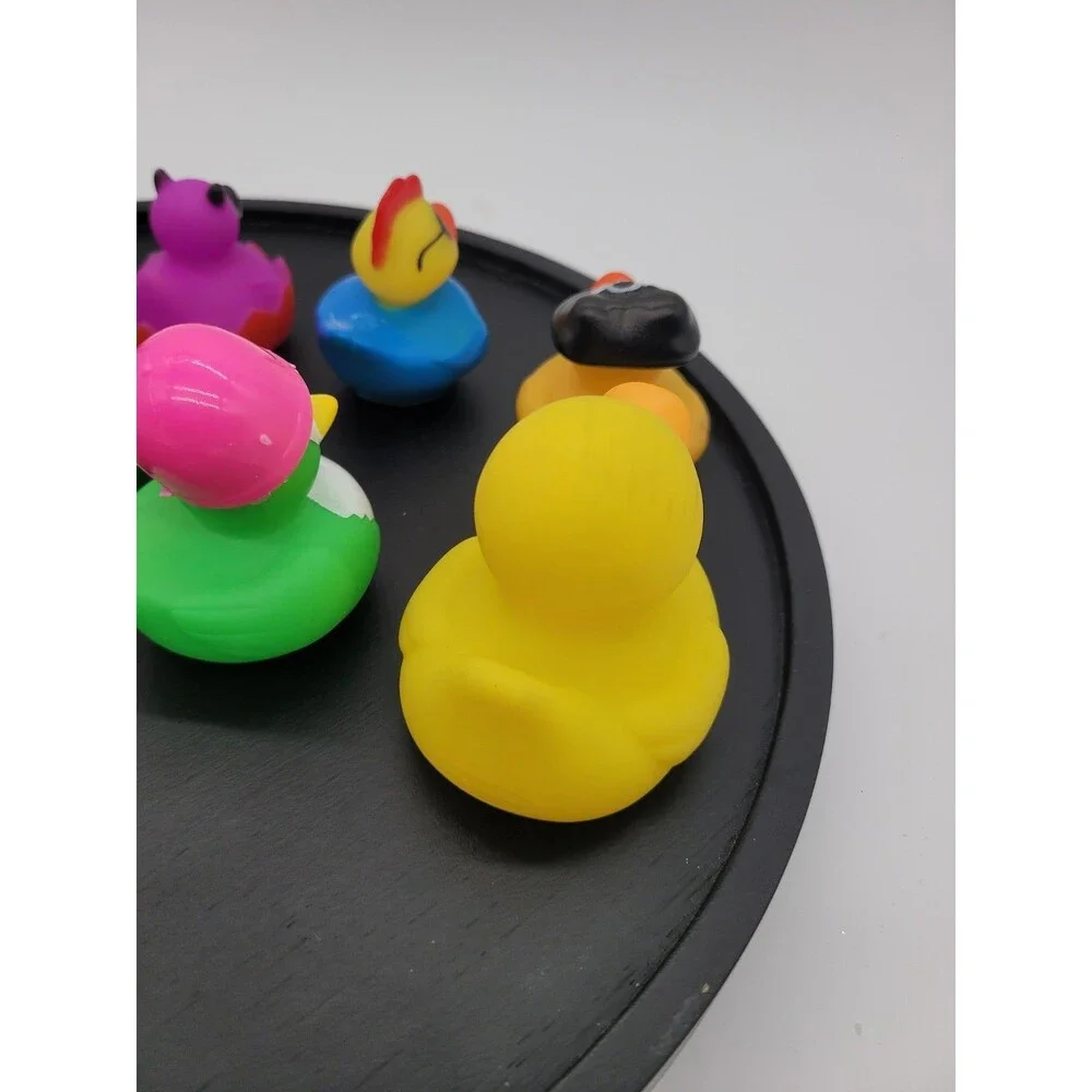 9 lot of Rubber Duckies, Vampire Duck Skull crossbones Cupcake  Duck 2